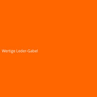 Wertige Leder-Gabel