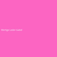 Wertige Leder-Gabel