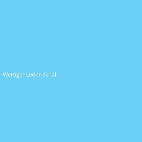 Wertiger Leder-Schal