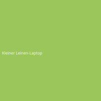 Kleiner Leinen-Laptop