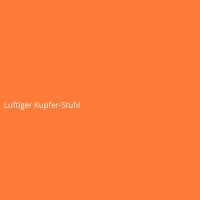Luftiger Kupfer-Stuhl