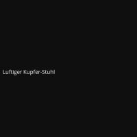 Luftiger Kupfer-Stuhl