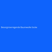 Besorgniserregende Baumwolle-Socke