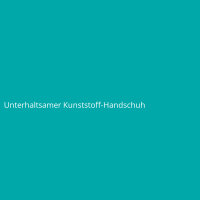 Unterhaltsamer Kunststoff-Handschuh