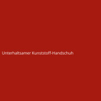 Unterhaltsamer Kunststoff-Handschuh
