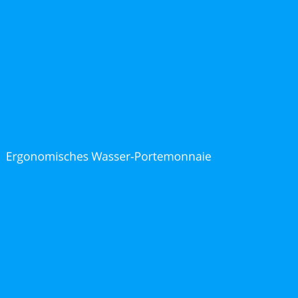 Ergonomisches Wasser-Portemonnaie