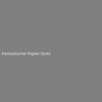 Fantastischer Papier-Stuhl